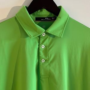 Green RLX golf polo
